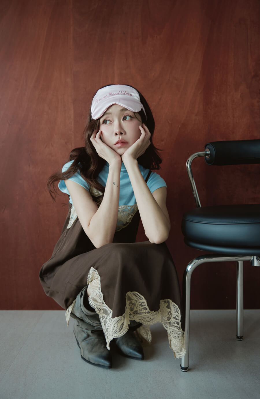CHICHI & LOLLY 緞面眼罩 2色