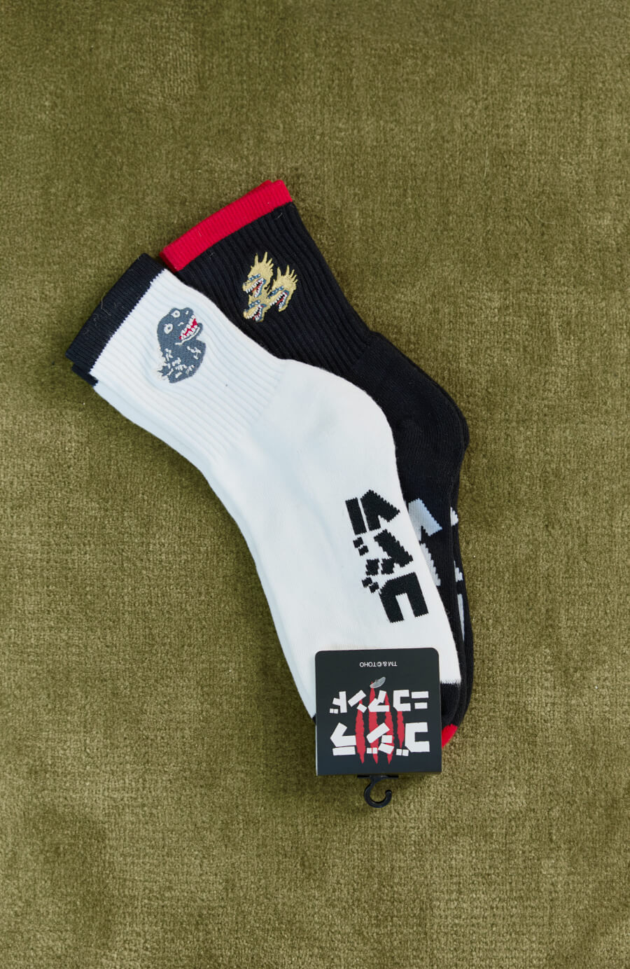 日本選品-niko and x gozilla-襪子