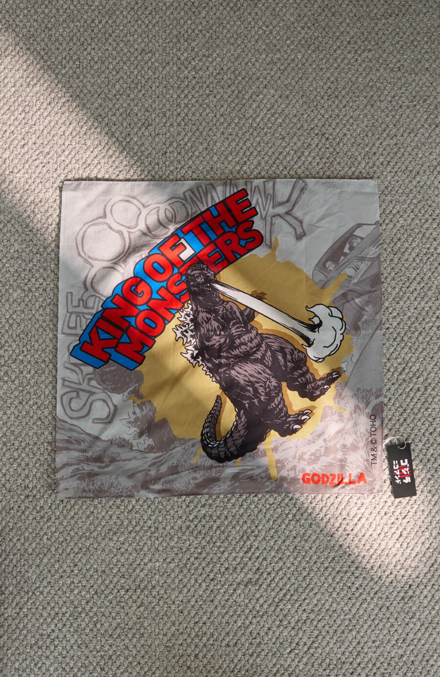 日本選品-niko and x gozilla-方巾 3色