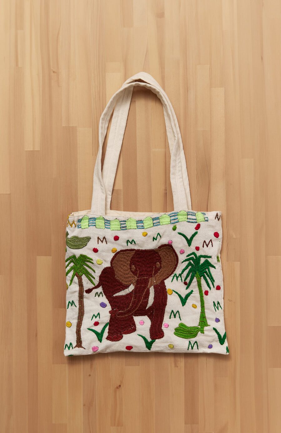 清邁選品-泰製手工刺繡胚布包