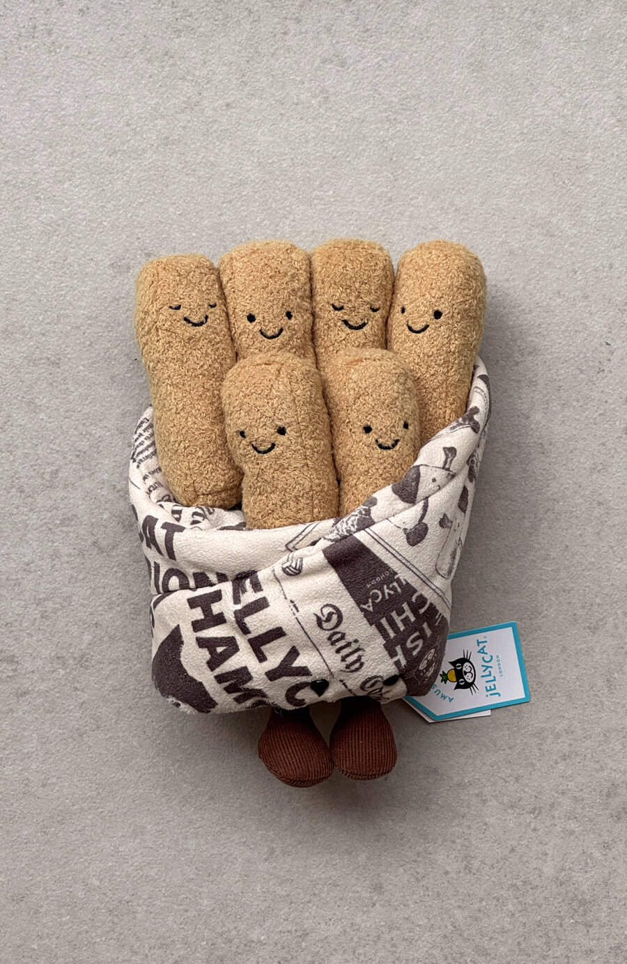 歐洲選品-Jellycat 炸魚薯條