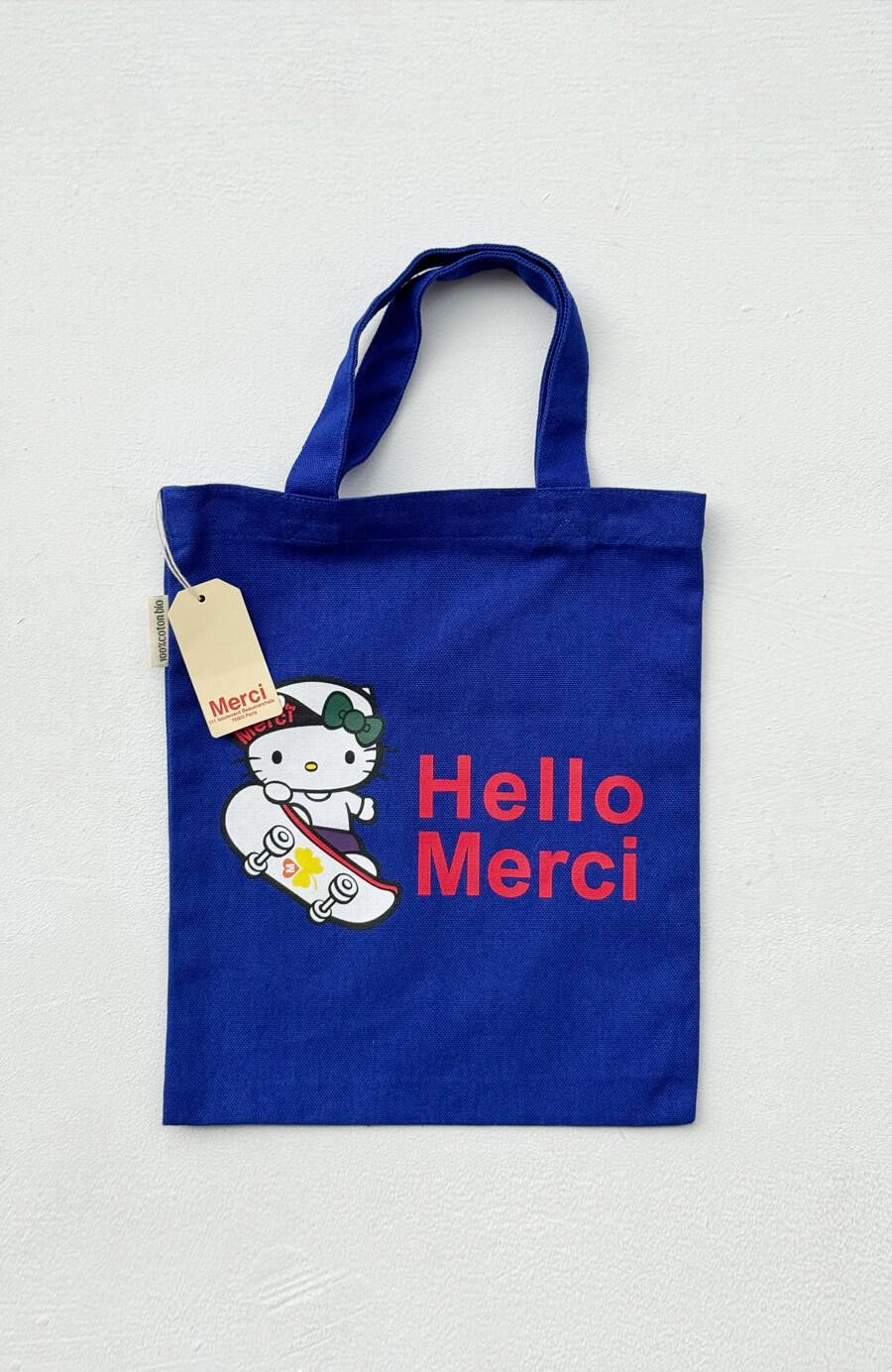 歐洲選品-Merci聯名kitty 帆布袋 2色