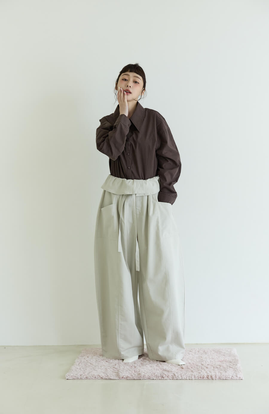 經典直筒銅安絲襯衫 3色