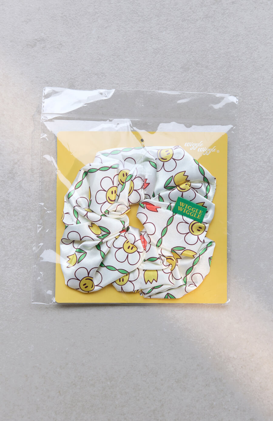韓國選品-Wiggle wiggle滿版印花髮圈 2色