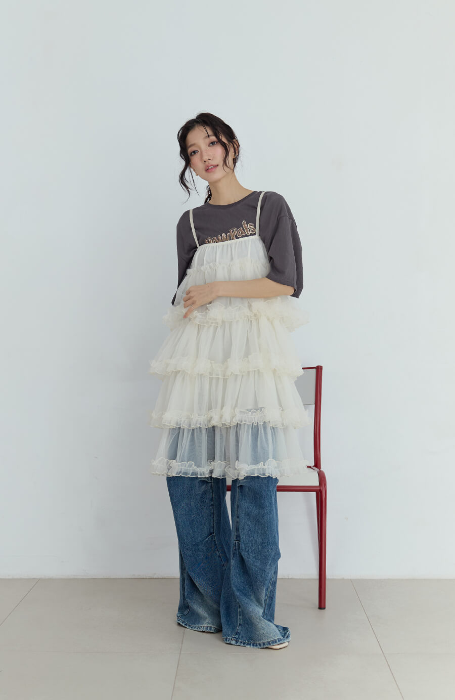 兔子短袖T+仙女蛋糕洋裝 包套