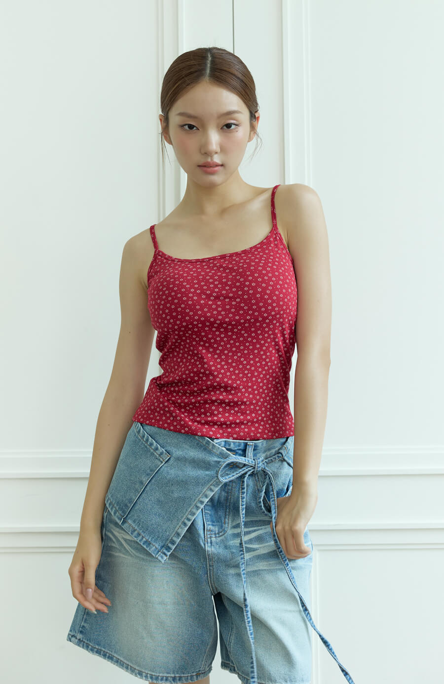 百搭碎花細肩Bra top