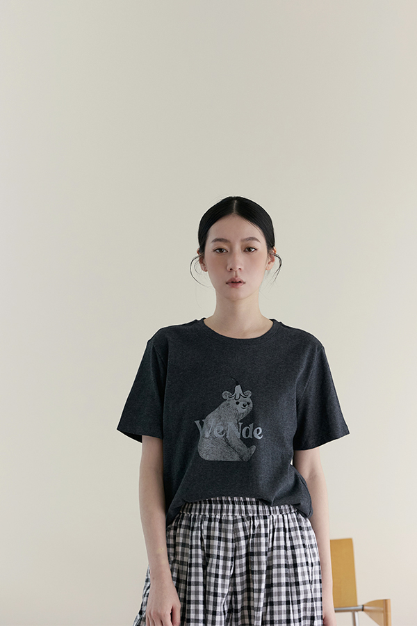 MOSDRESS 療癒小熊印花短袖上衣 療癒印花設計