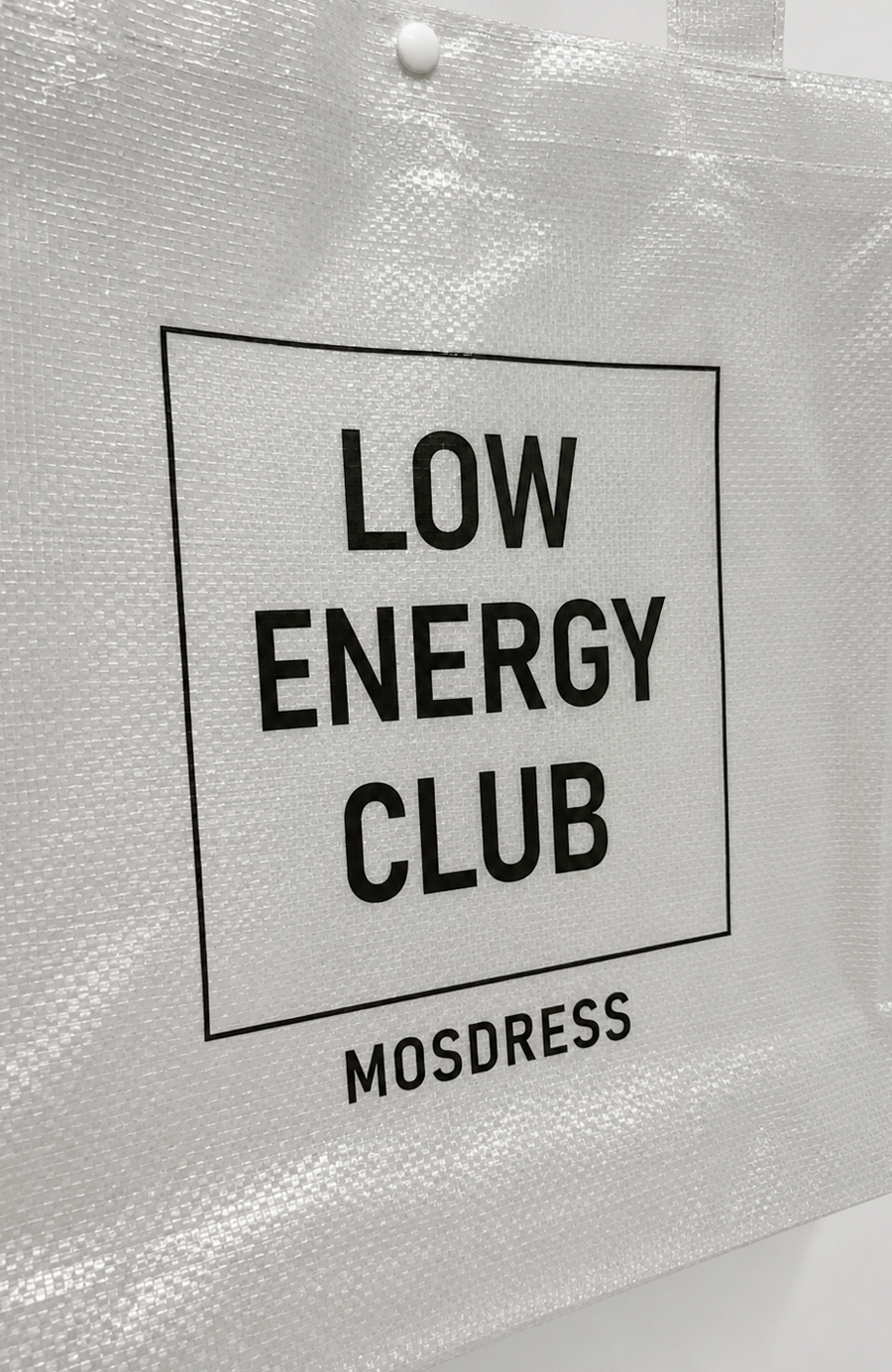MOSDRESS CHICHI & LOLLY LOW ENERGY POLY編織購物袋 S號編織細節展示
