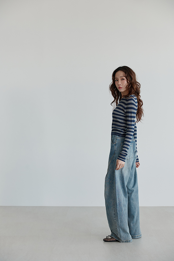 MOSDRESS 水洗修身牛仔褲附皮帶 不同搭配輪廓