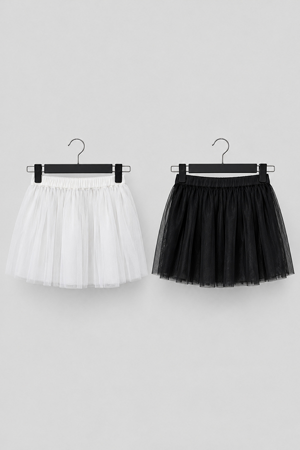 MOSDRESS 澎澎多層網紗裙簾 2色 兩色 兩色網紗裙簾平拍