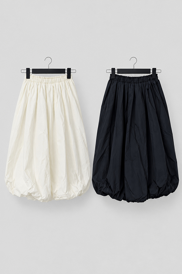 MOSDRESS 抓皺澎澎氣球長裙 2色 兩色 兩色氣球長裙平拍