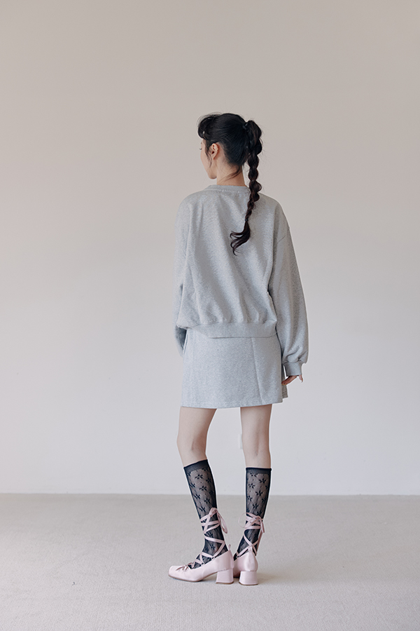 MOSDRESS 美式復古棉質短裙 短裙背面穿搭